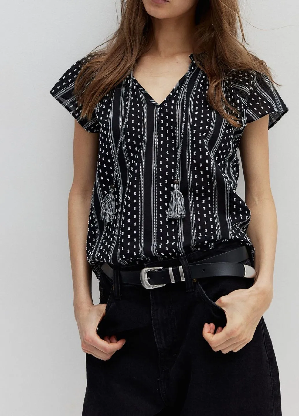 Чорна блузка H&M