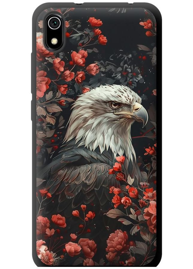 TPU черный чехол 'Цветочный страж' для Endorphone Xiaomi Redmi 7A (291133309)