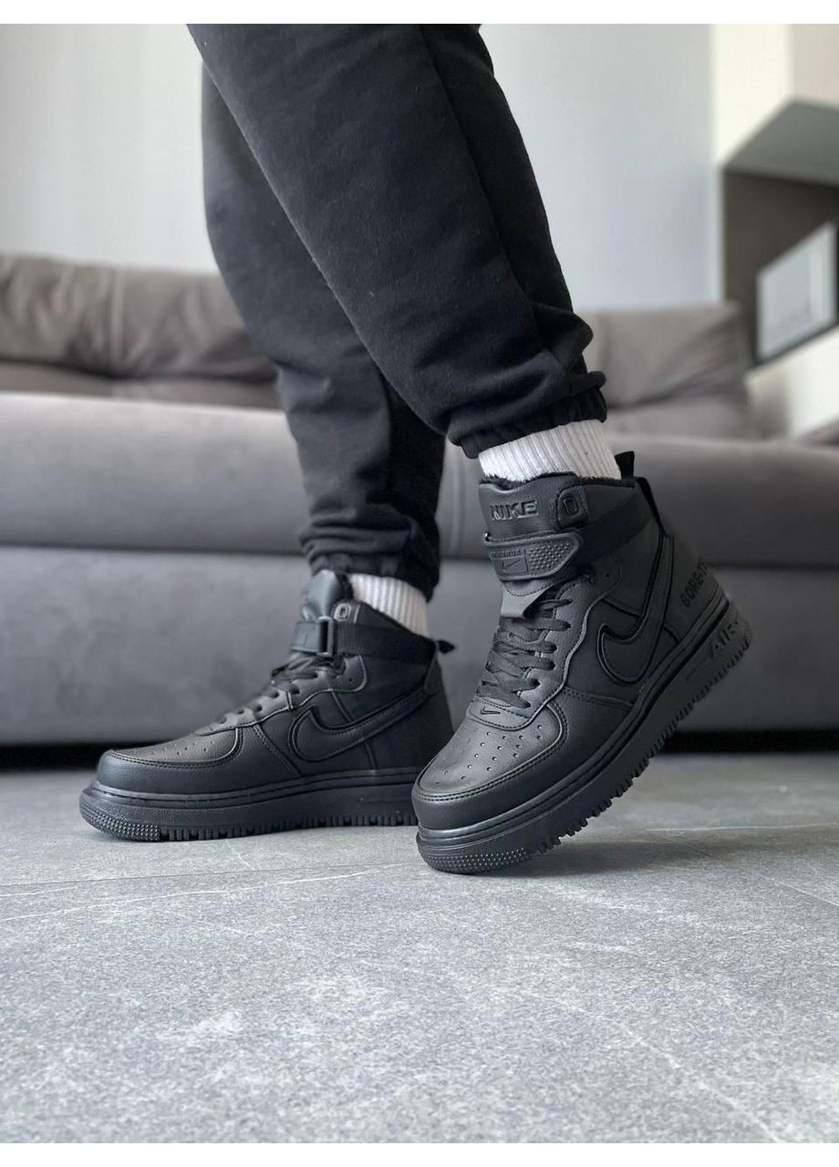 Черные зимние кроссовки мужские nike gore-tex winter black v2 найк No Brand