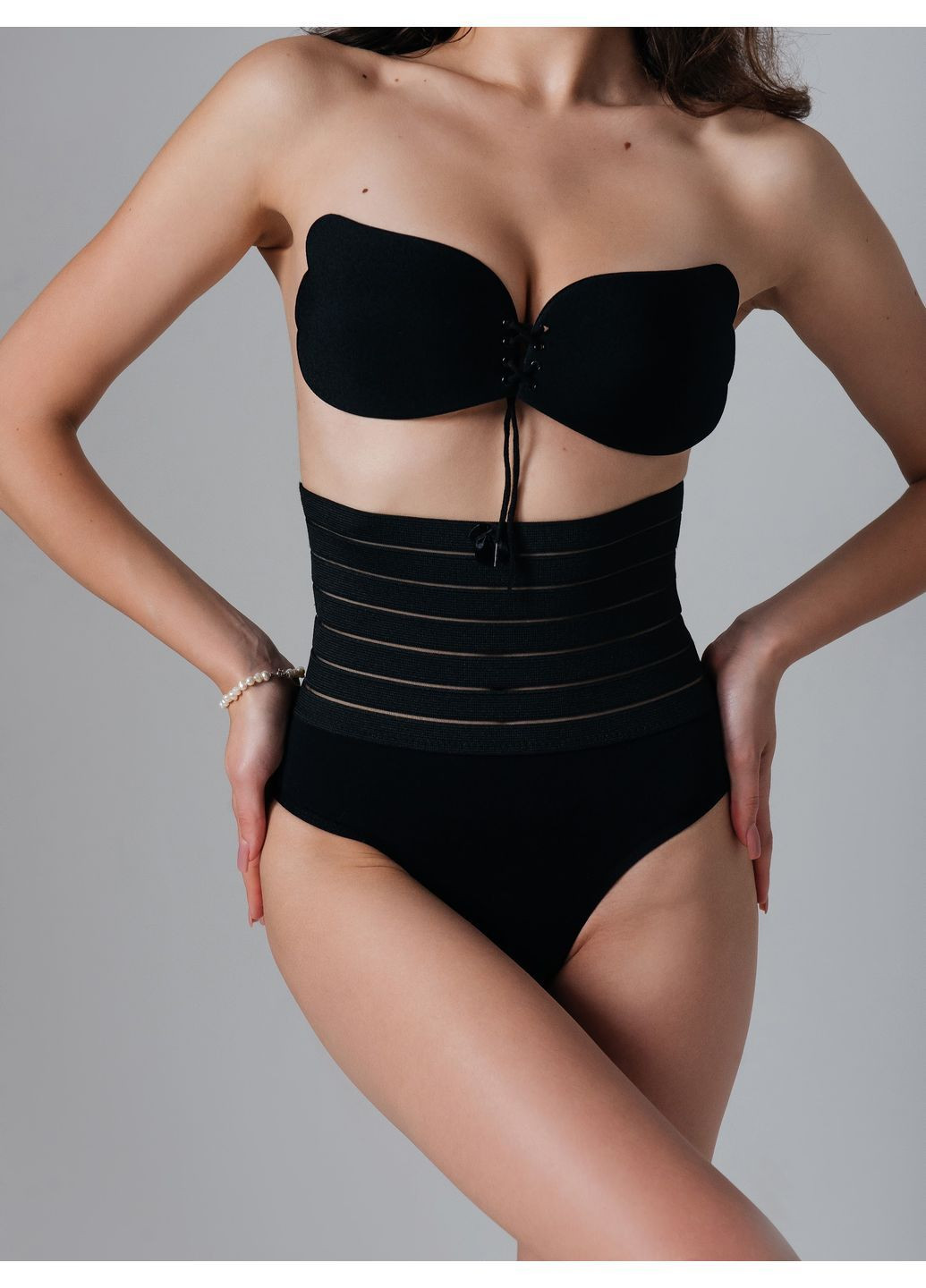 Трусики жіночі Пуш-ап зі зємною накладною попою для збільшення та скруглення сідниць Бежевий Nud (366249696)