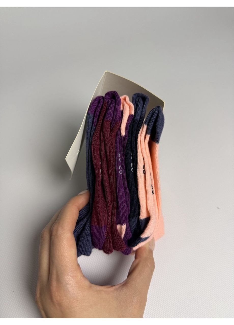 Безбарвні комплект шкарпеток для дівчинки 5 пар (363976060)