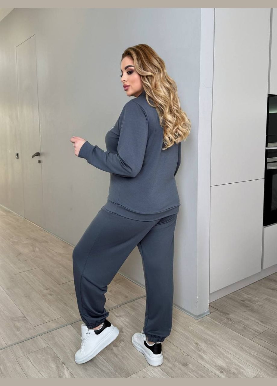 Женский костюм двойка бордового цвета New Trend (318229715)