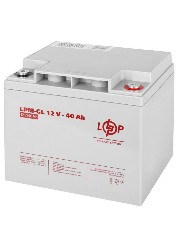 Комплект резервного живлення для котла ДБЖ + гелева батарея (UPS 500 + АКБ LPM GL 40Ah 520W) LogicPower (279554292)