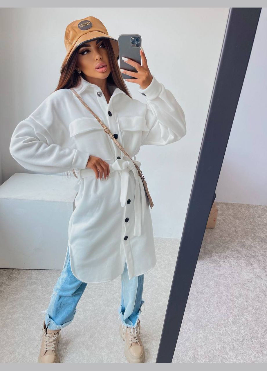 Молочный демисезонный кардиган No Brand