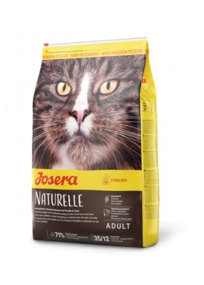 Сухой корм Naturelle Sterilized беззерновой для стерилизованных котов 2 кг Josera (340114310)