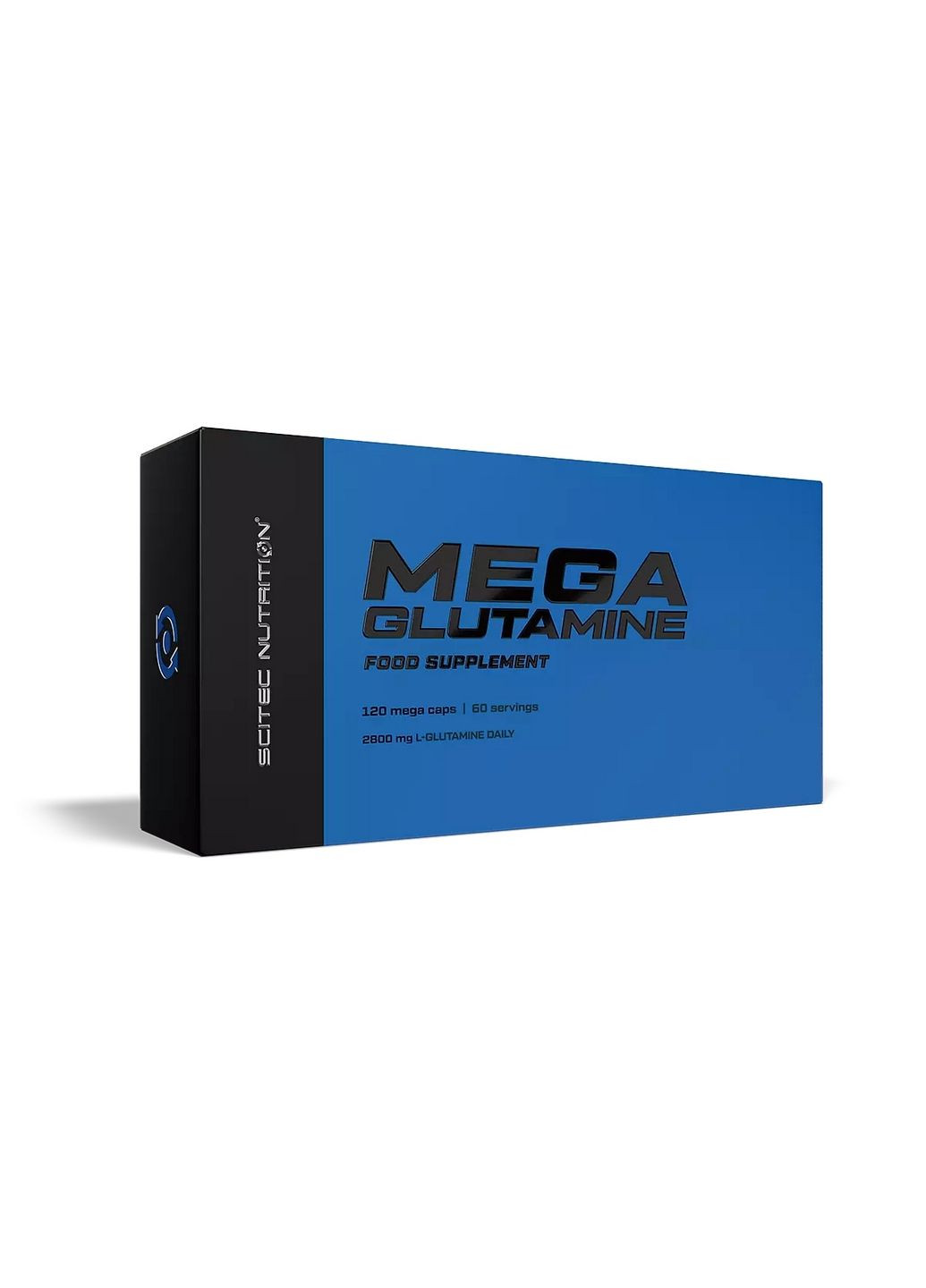 Аминокислота Mega Glutamine, 120 капсул Scitec Nutrition (293338201)