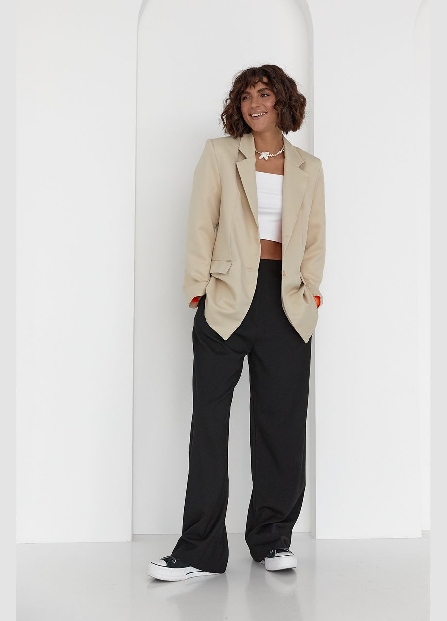 Жіночий піджак з кольоровою підкладкою 6047 Lurex (280910071)