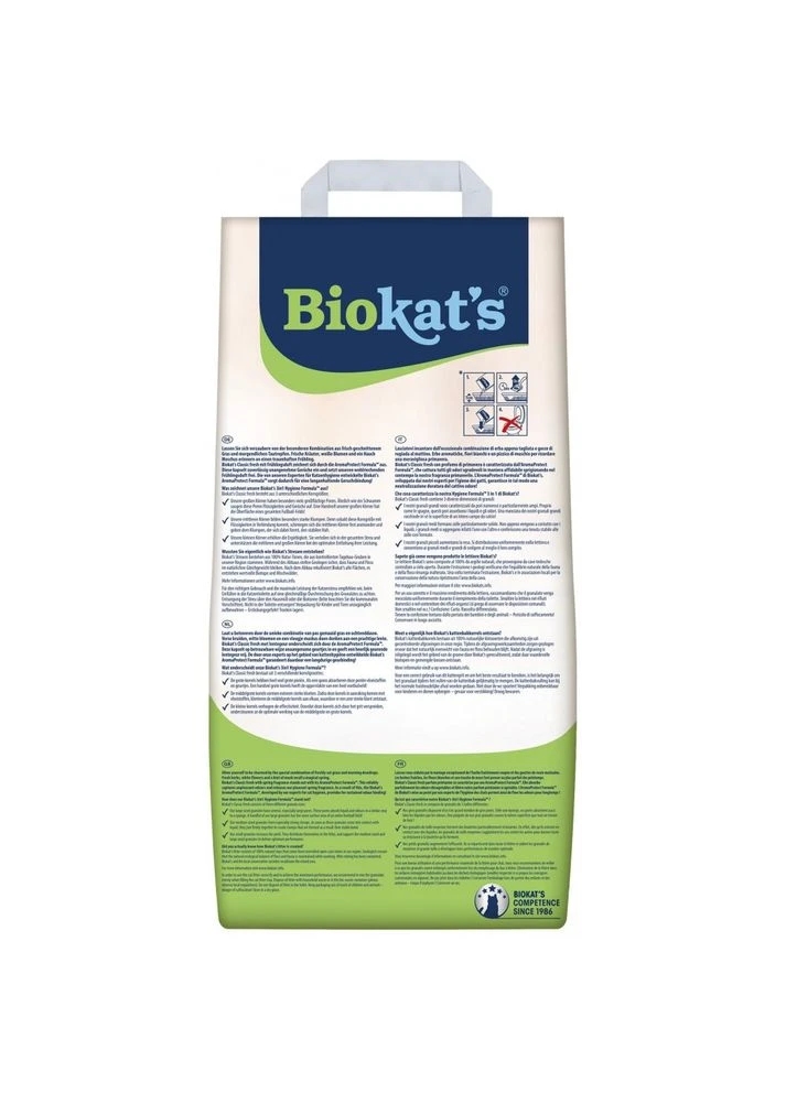 Наповнювач Biokats для котячого туалету Classic Fresh 3in1 бентонітовий 0,1 – 5мм 10 л Biokat's (399748589)