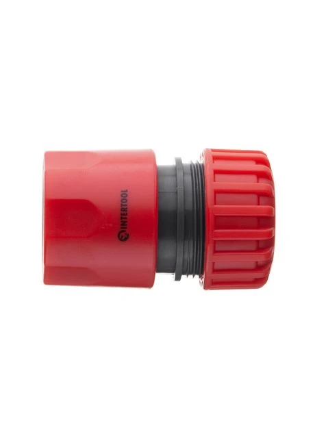 Соединитель 3/4" с аквастопом для шланга 3/4" Intertool GE-1021 (382517778)