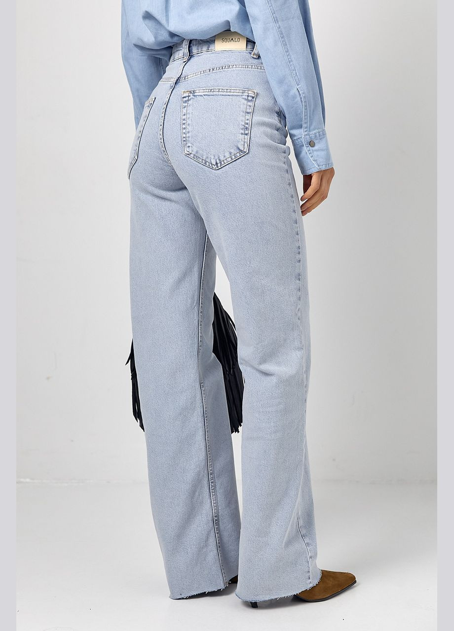 Джинсы Straight прямого кроя с необработанным низом Lurex - (319311903)