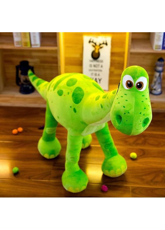 Арло динозавр 35 см м'яка іграшка з мультфільму Хороший динозавр плюшевий Зелений Fun Cat (360544731)