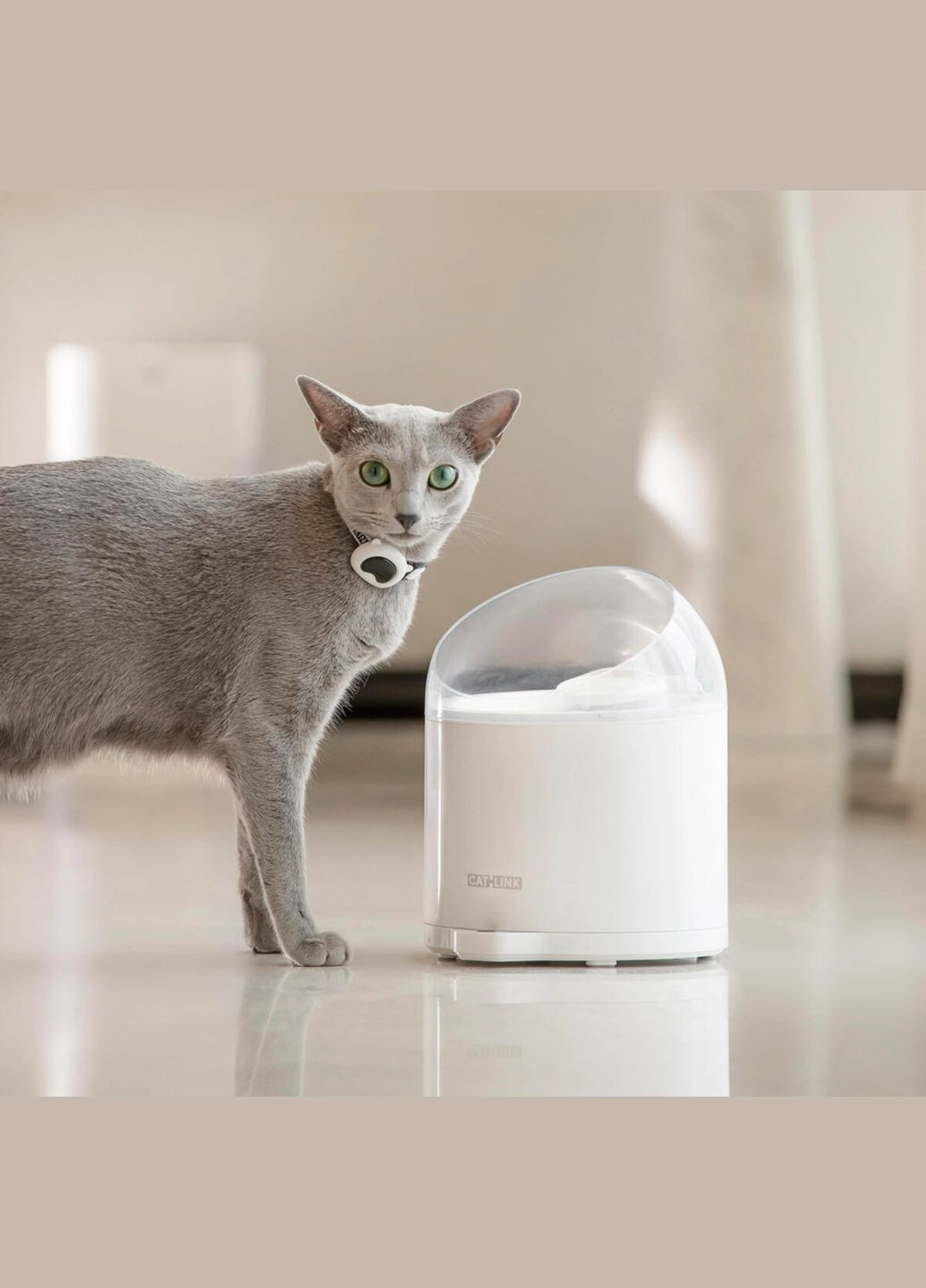 Поїлка Wireless Pump & Ultra-Filtration Water Fountain - PURE 2 (6972884750736) CATLINK (303613441)