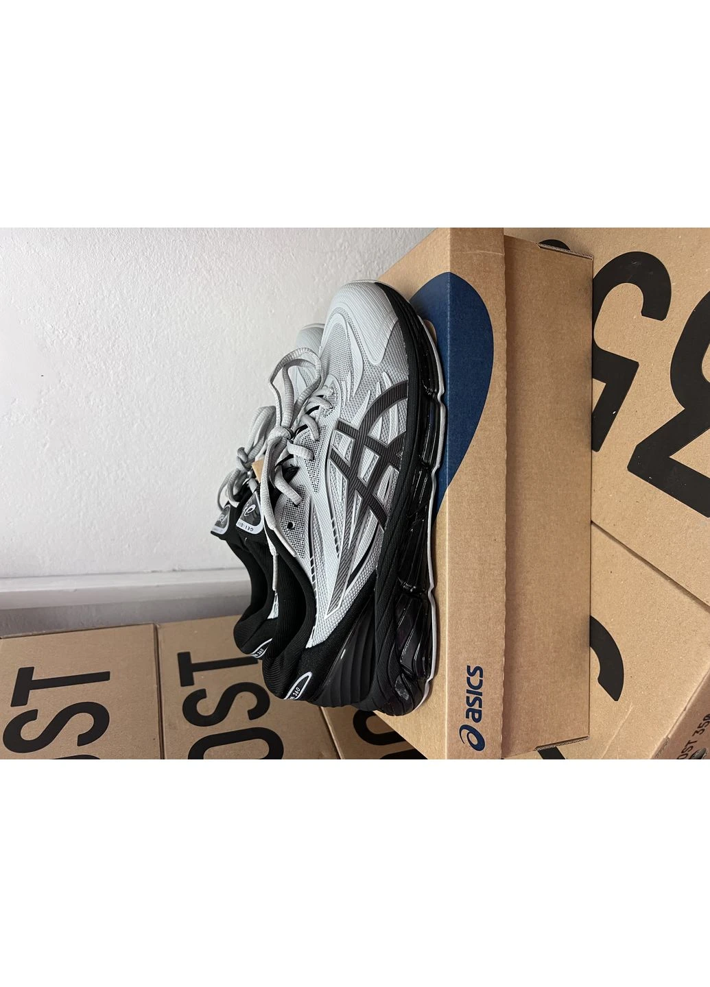 Черные летние кроссовки asics gel-quantum 360 grey black асикс гель No Brand
