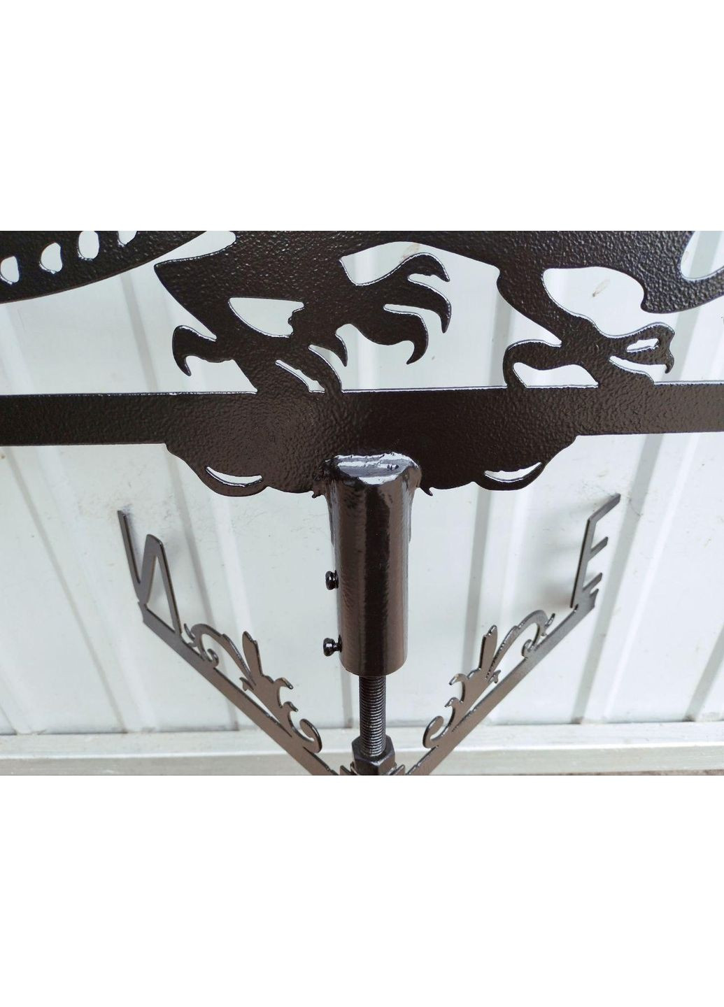 Флюгер на дом Дракон №3, флюгер на крышу из металла 2 мм. No Brand (368896622)