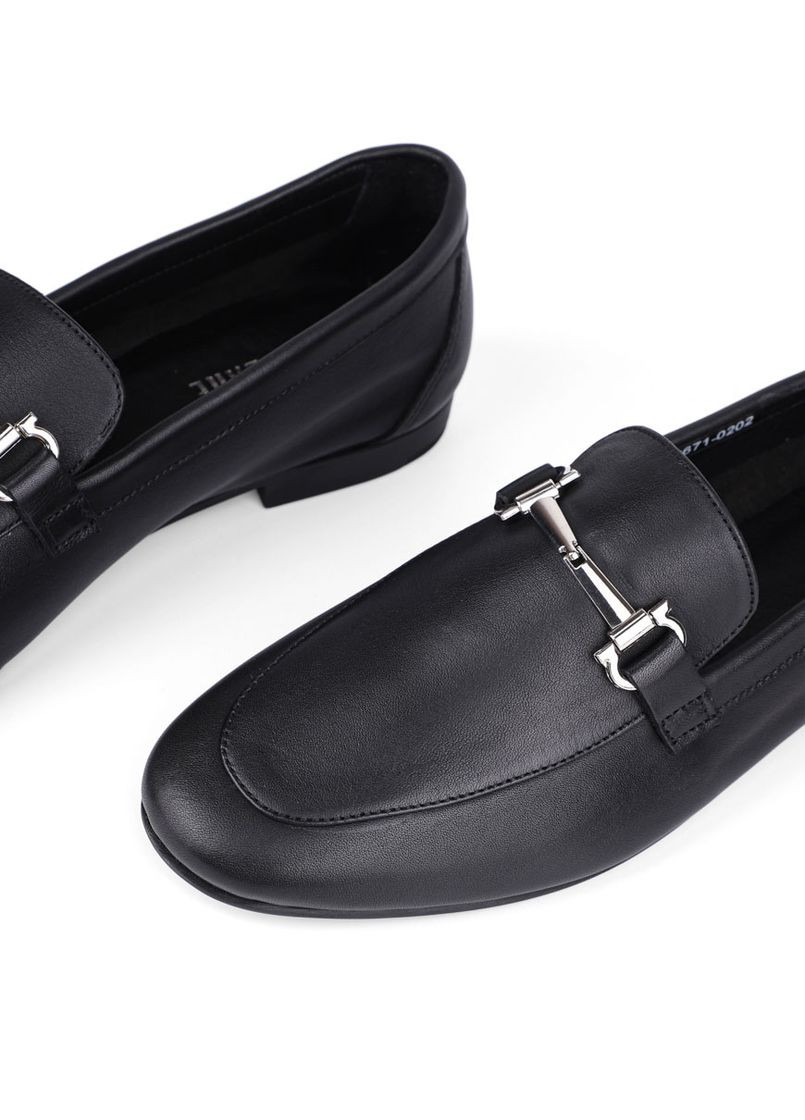 Жіночі Сліпери 060 9671ВЛ24 Чорний Шкіра Attizzare (282396106)