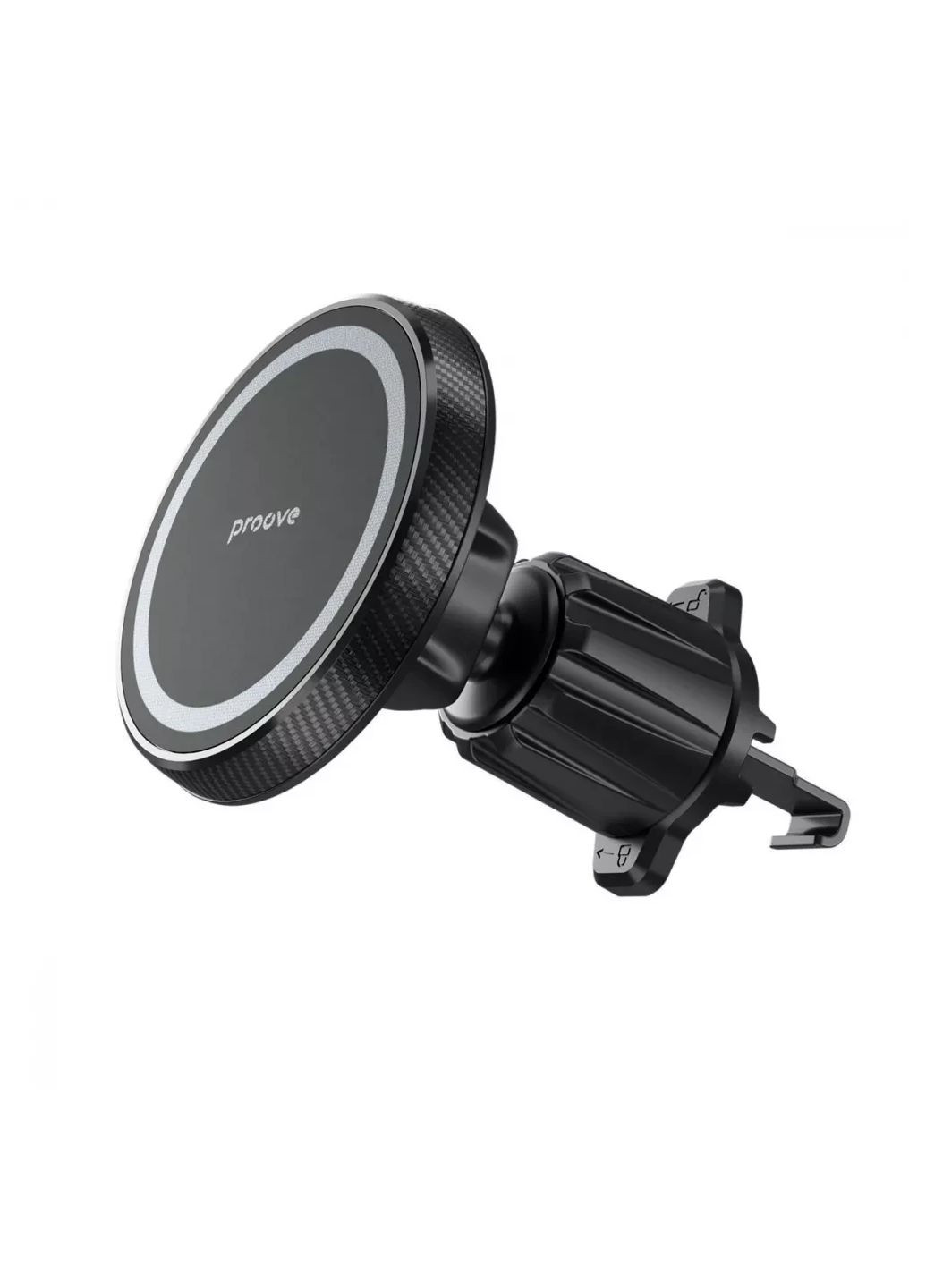 Автодержатель магнитный Carbon Magnetic Air Outlet Car Mount Magnetic Ring Proove (360528126)
