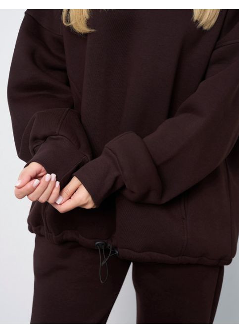 Утепленное свободное худи No Brand (369560393)