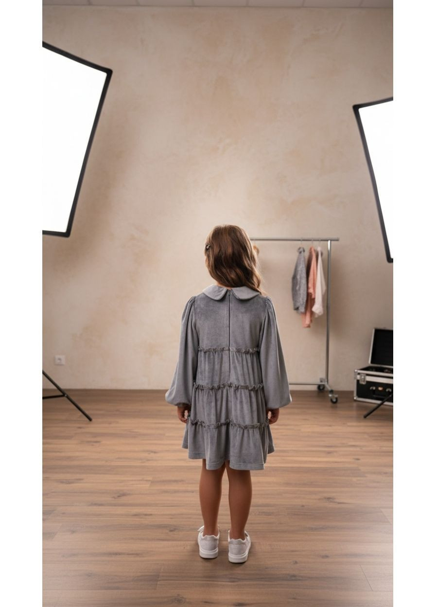 Серое платье suzie "блейк" с повязкой на голову Anastasimo (363022244)