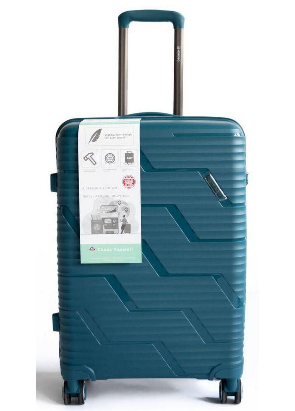 Пластиковый маленький чемодан из поликарбоната 36L 55х36х20 см Horoso (289464945)