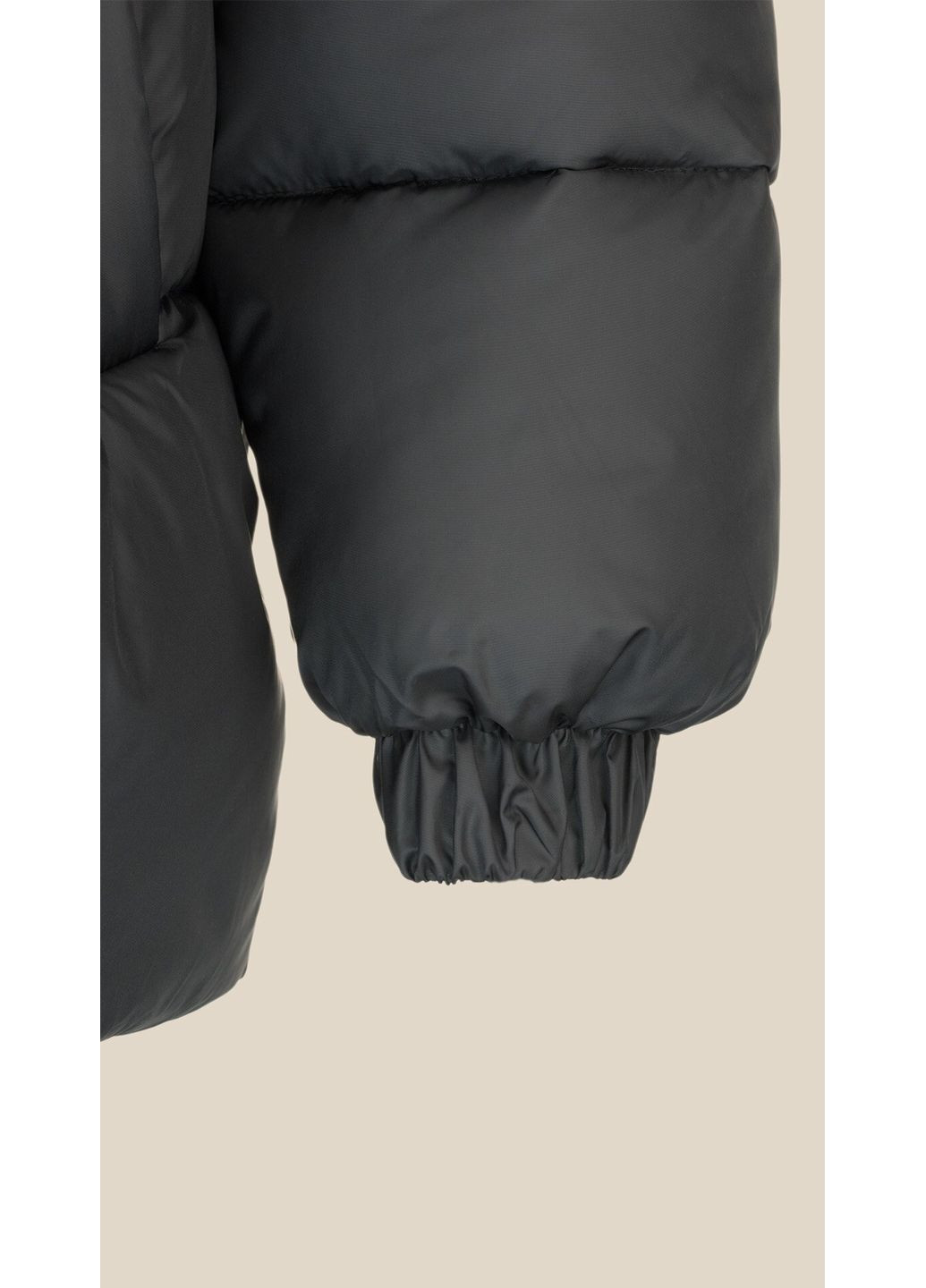 Черная зимняя куртка однотонная женская wbc02480 черный shop (2888000016010) LAWA