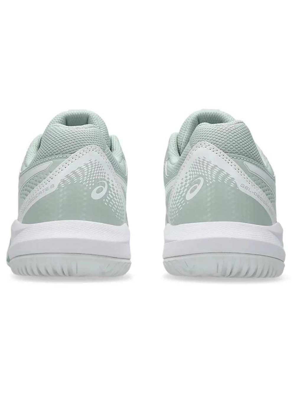 Жіночі кросівки Gel-Dedicate 8 Lichen Rock/White Asics зелені демісезони (367590295)