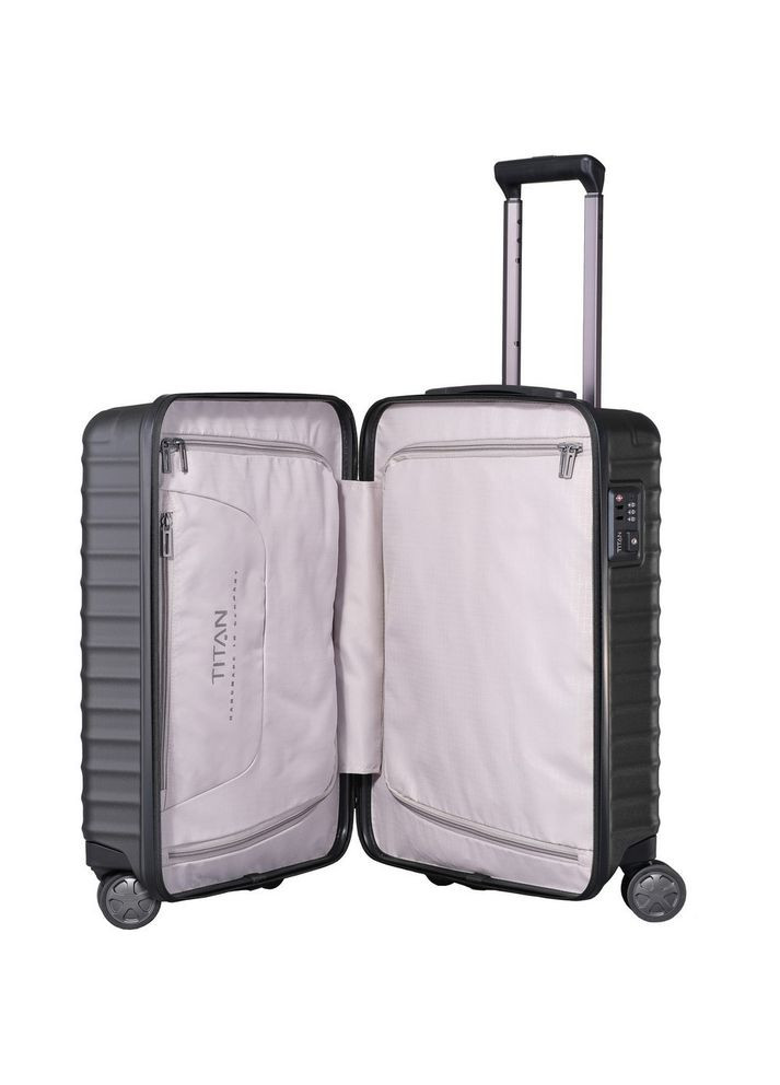 Валіза на 4 колесах Litron Black S 44 л Ti700246-01 Titan (316618365)