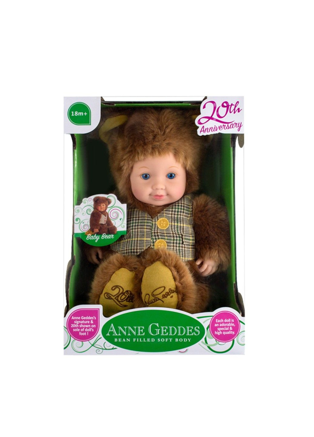 Кукла Маленькое Медвежонок, 31 см, Энн Гедес, 572618 Anne Geddes (335401252)