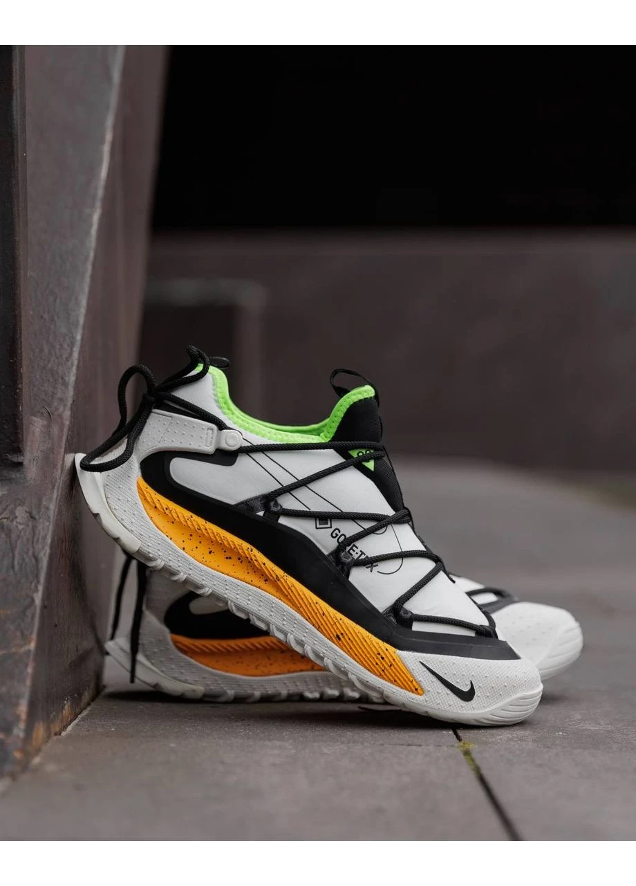 Комбіновані всесезон nike acg terra antarktik low gore-tex white black yellow nd Vakko
