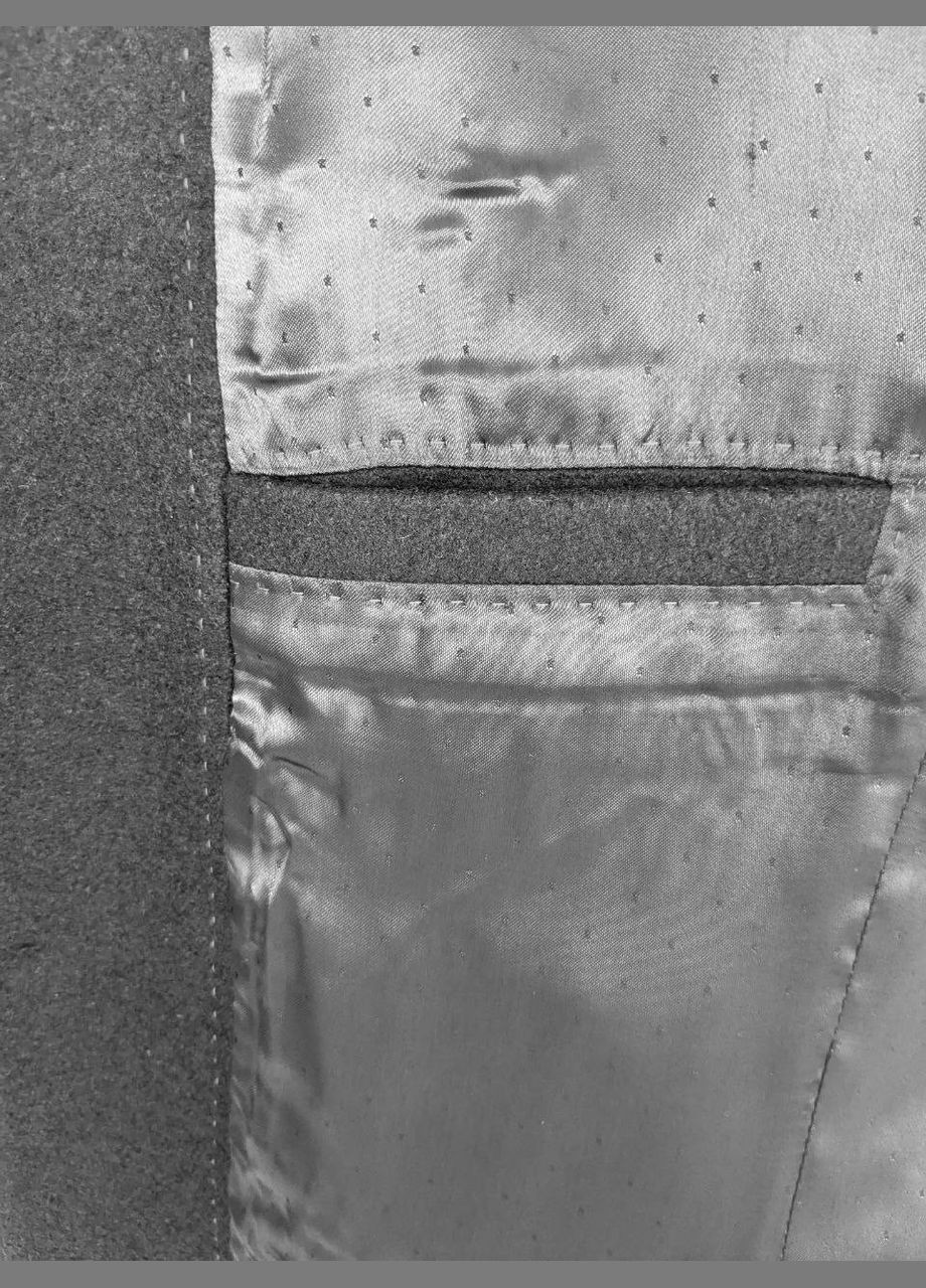 Черное демисезонное Полупальто мужское 05.12 межсезонное зимнее черное Borenia