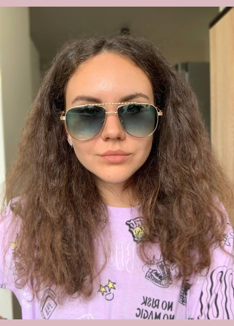 Солнцезащитные очки Aviator 925 - green Flo (358075419)