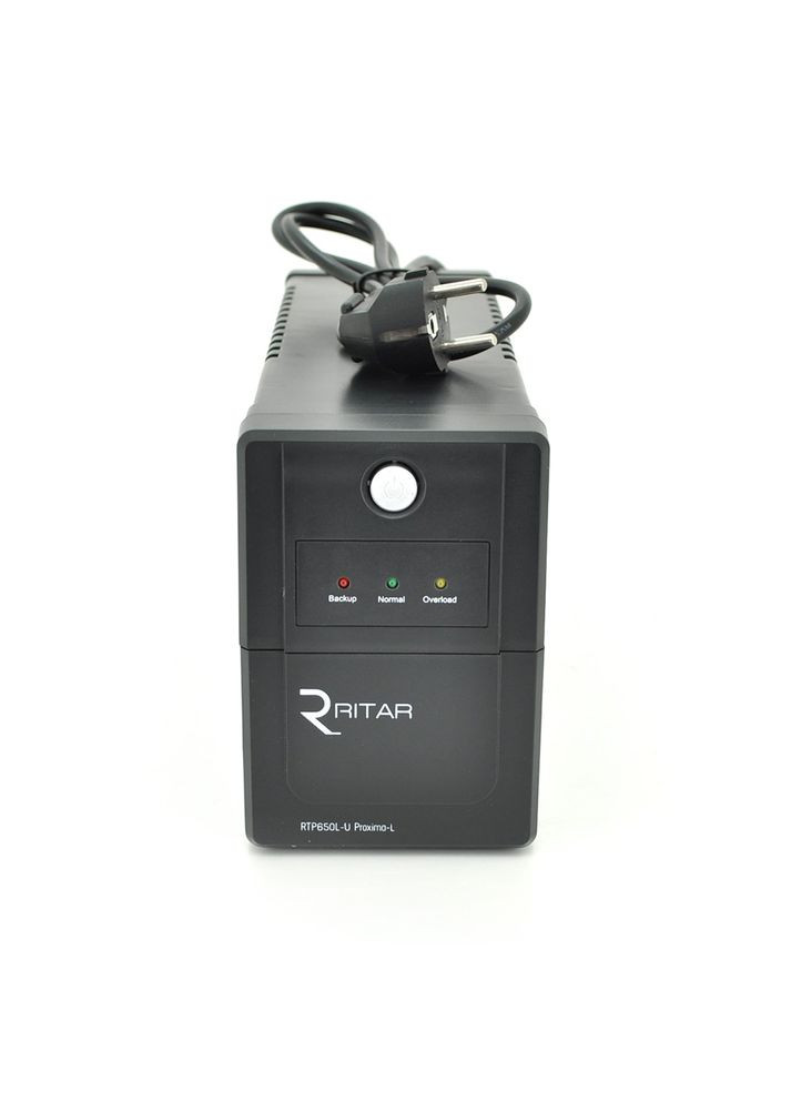 ИБП RTP650LU (390W) Proxima-L, LED, AVR, 2st, USB, 2xSCHUKO socket, 1x12V7Ah, plastik Case (340 x 140 X 205) 4.7 кг Q4 Ritar (314780581)