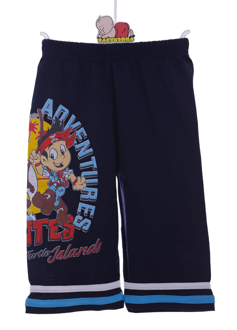 Бриджи для мальчика трикотажные Пират синий 98 см (38589) BABYKROHA (297197484)