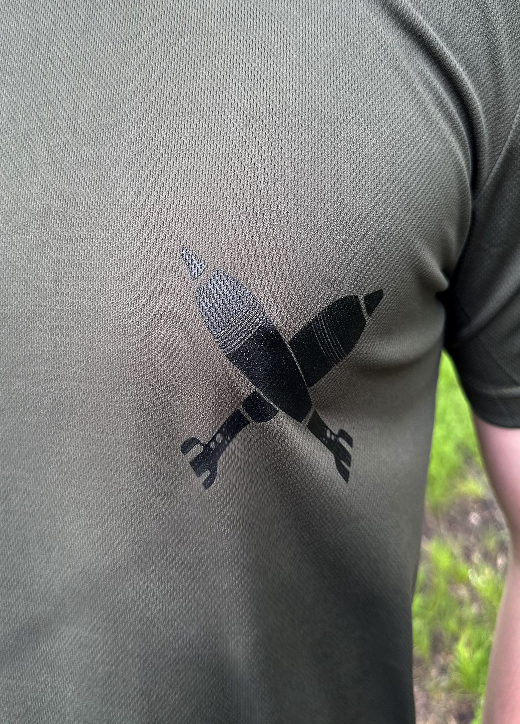 Хакі (оливкова) футболка "tactical team 2.0" з коротким рукавом No Brand