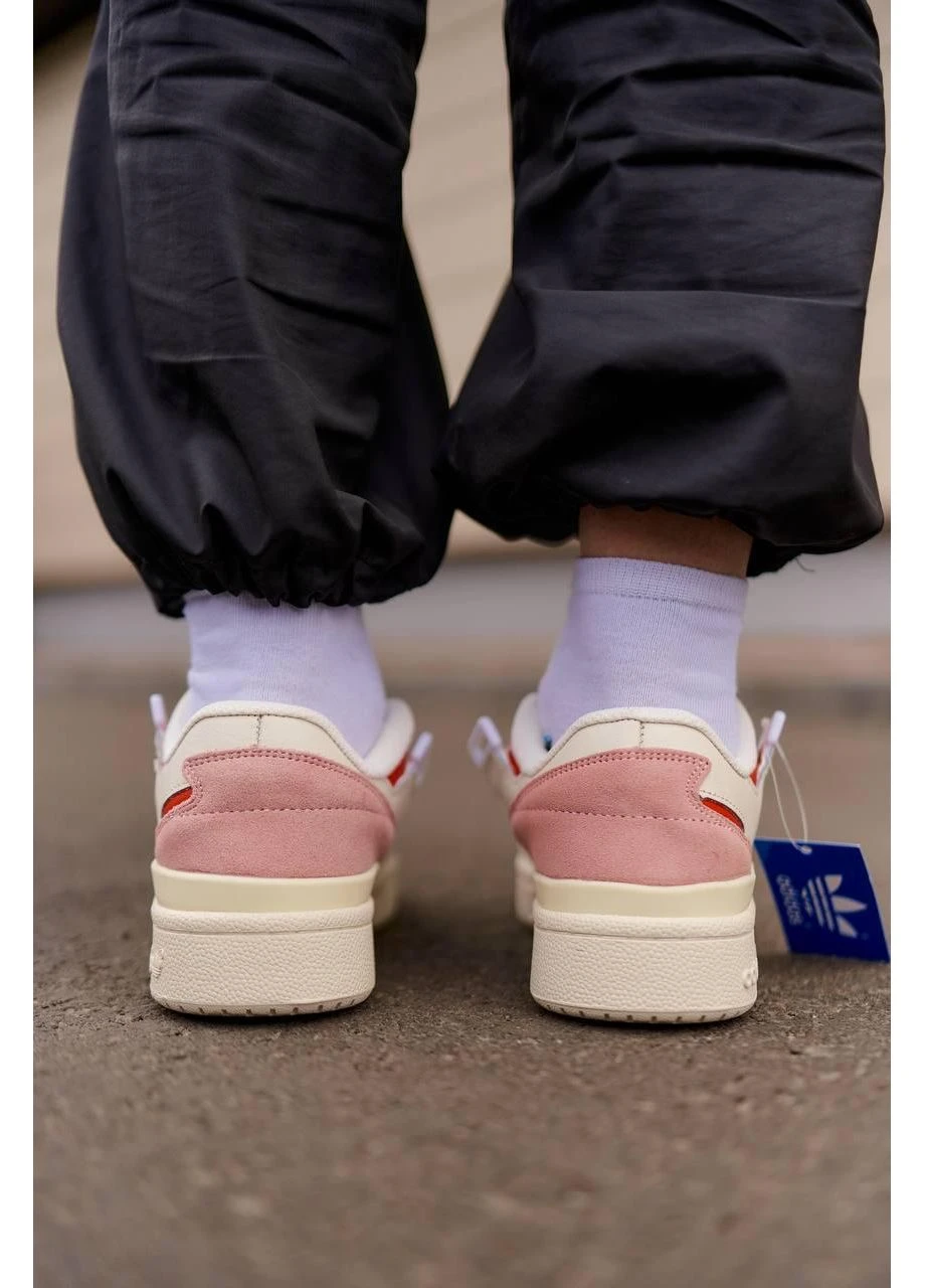 Комбіновані кросівки чоловічі adidas forum low multicolor адідас форум демісезон No Brand