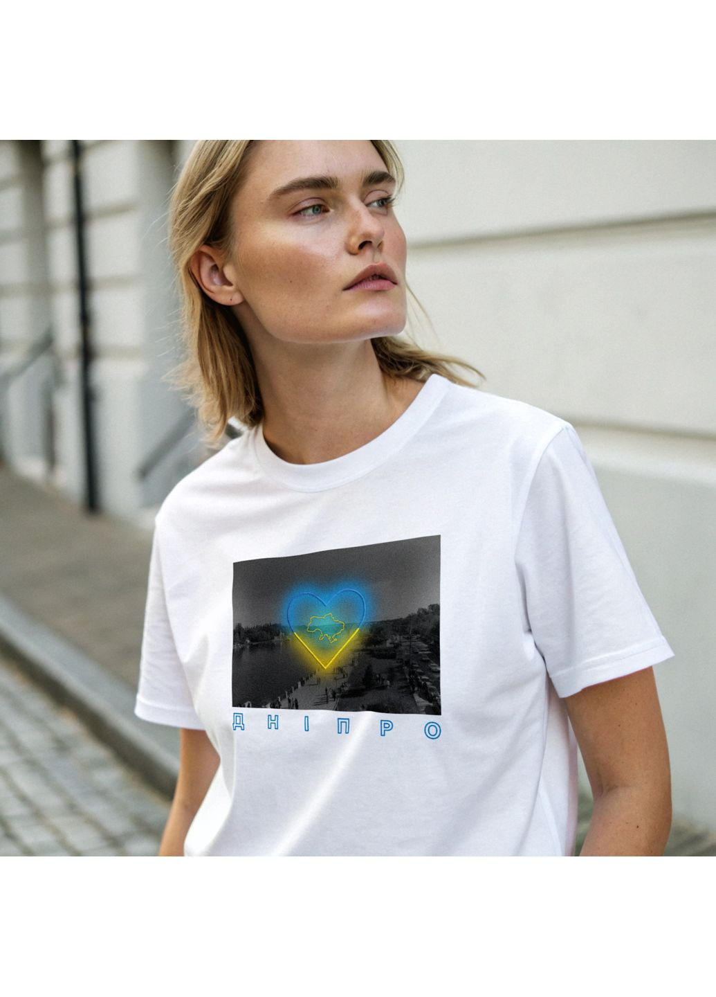 Футболка з принтом "Дніпро" (1908226700-1) ТiШОТКА (363967796)