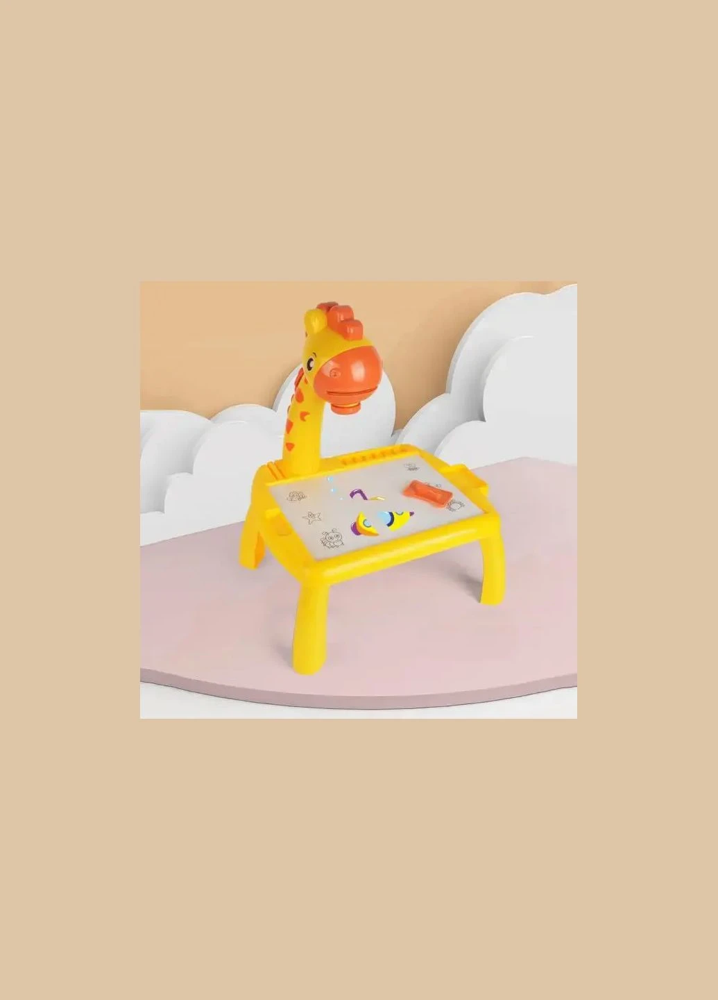 Дитячий стіл проектор для малювання з підсвічуванням 24 Деталі No Brand (374479391)