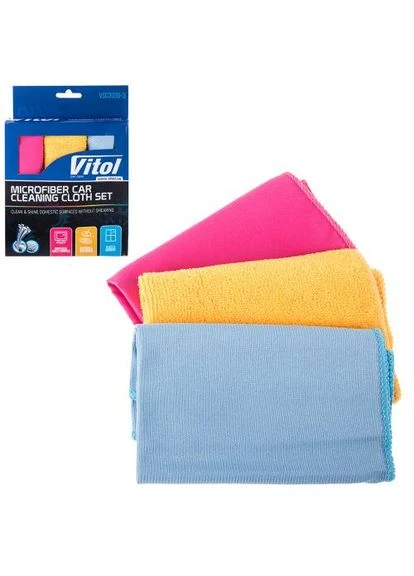 Набір ганчірок мікрофібра VSC3030-3 Vitol (315604944)
