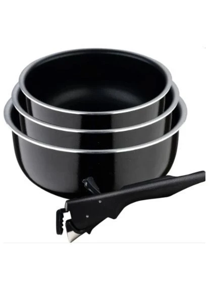Набор посуды Click&Cook ковши 16/18/20 см 4 предмета (BG-31608-BK) Bergner (400744164)