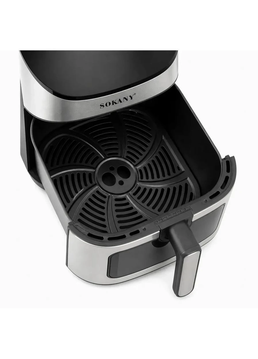 Аерофритюрниця SK-10067 Air Fryer безмасляного приготування, 8 л, 1800 Вт (51620) Sokany (393107301)