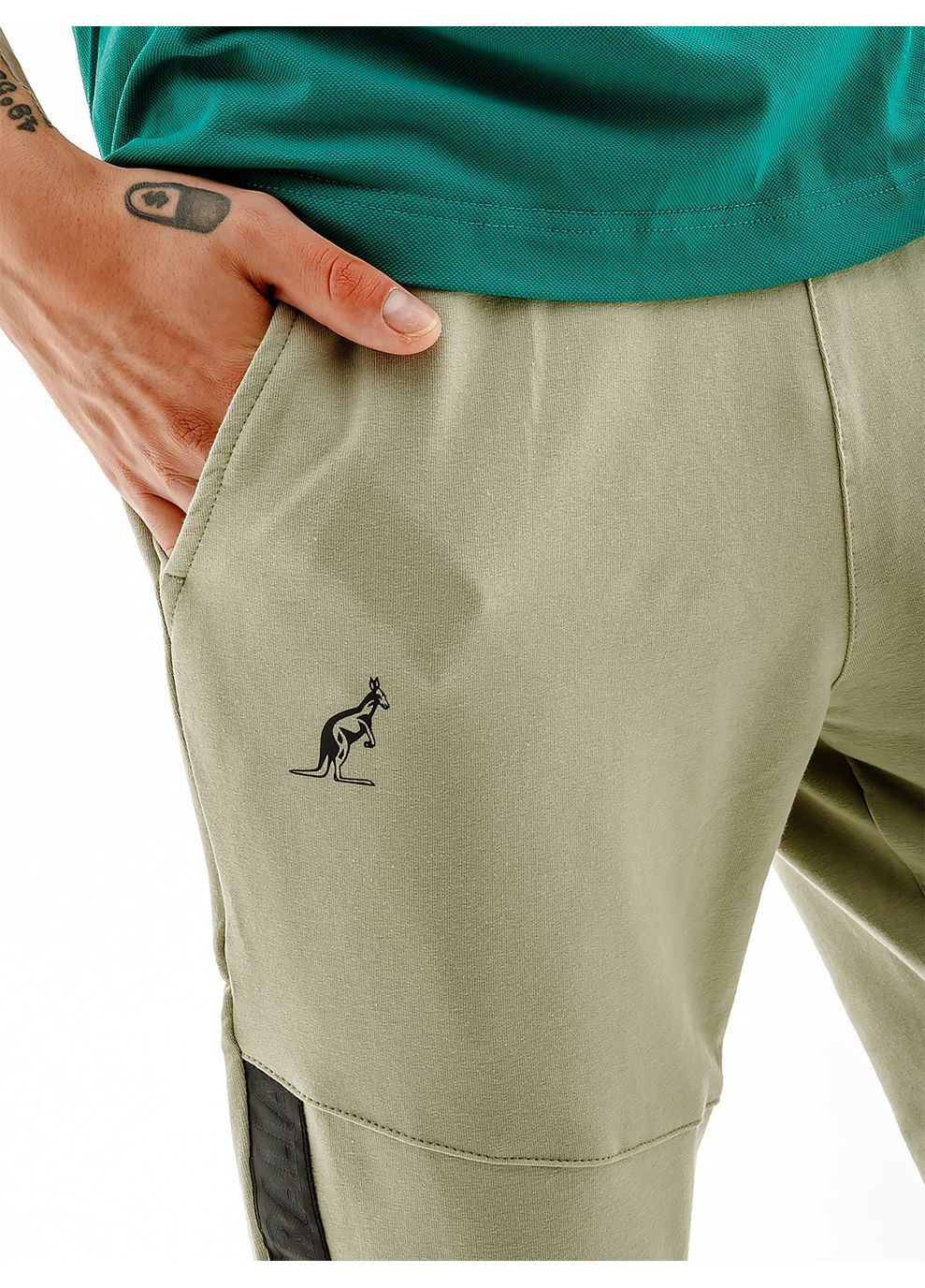 Чоловічі Штани IMPACT FLEECE TROUSERS Зелений Australian (282316118)