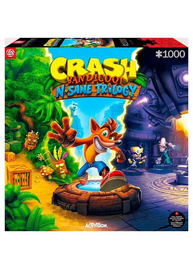 Пазл Crash Bandicoot N Sane Trilogy 1000 эл. GoodLoot - (358885238)