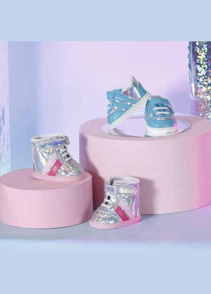 Взуття для ляльки CРІБЛЯСТІ КРОСІВКИ BABY born (315154393)