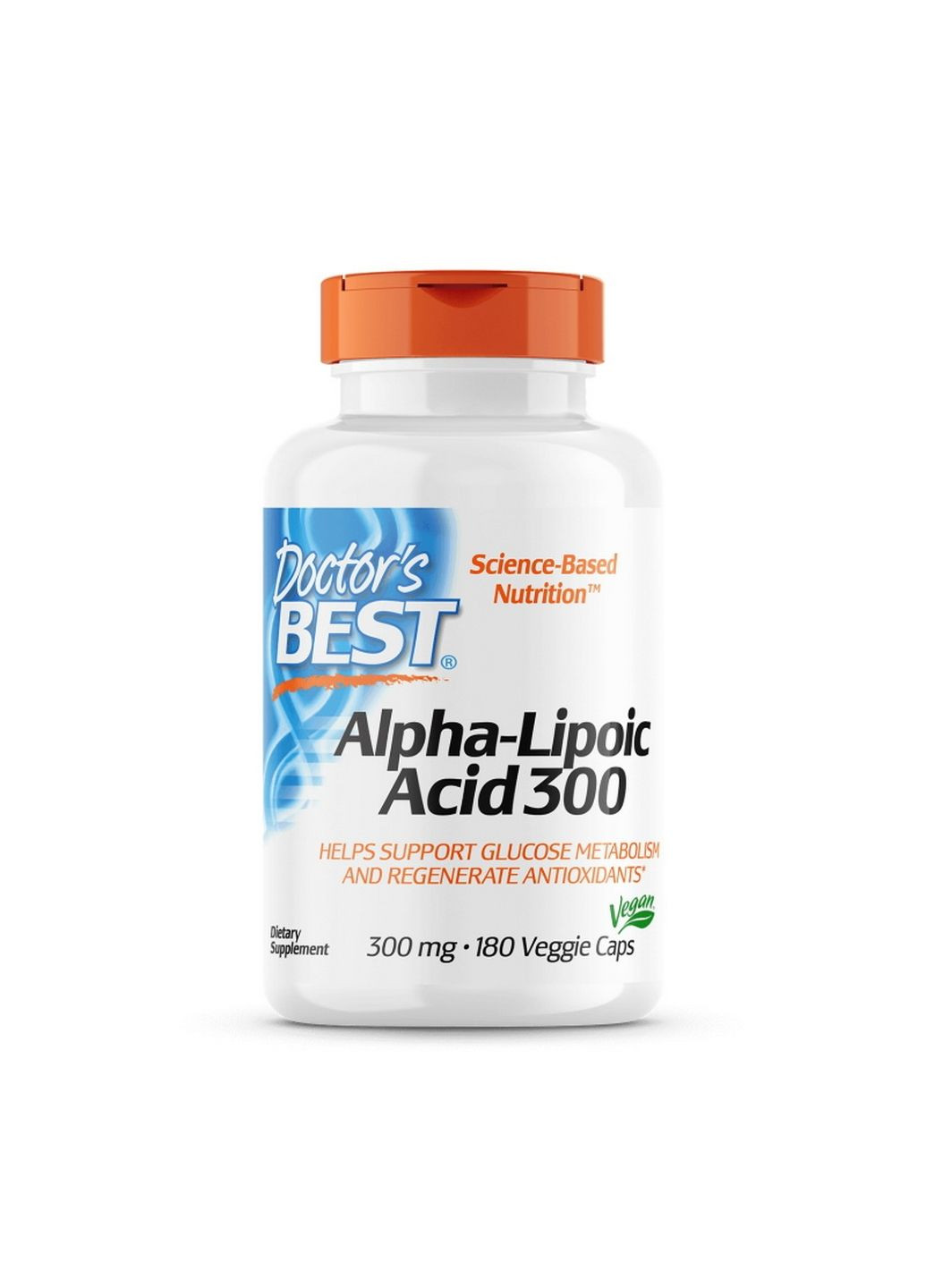 Натуральная добавка Alpha-Lipoic Acid 300 mg, 180 вегакапсул Doctor's Best (293482000)