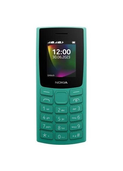 Телефон 106 DS 2023 зеленый Nokia (293346424)