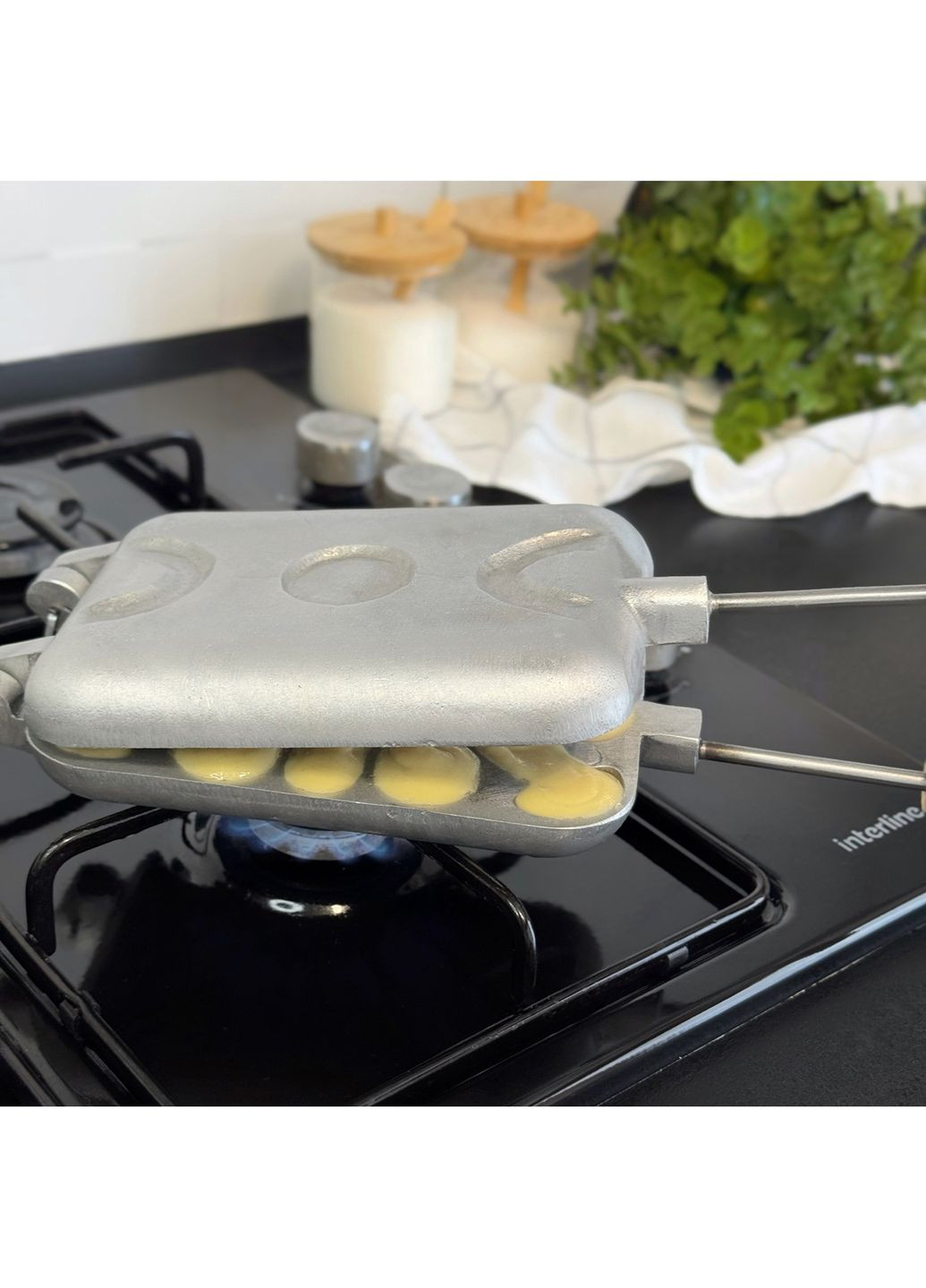 Форма алюмінієва для випікання печива на плиті горішниця горішниця «Лісові частування» (горішки та грибочки) Ласунка (314908781)