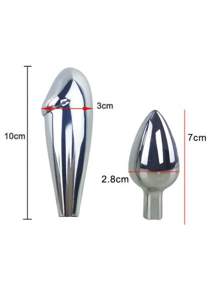 Набор Анальные пробки 6 штук Poker Star разные размеры No Brand (303896000)