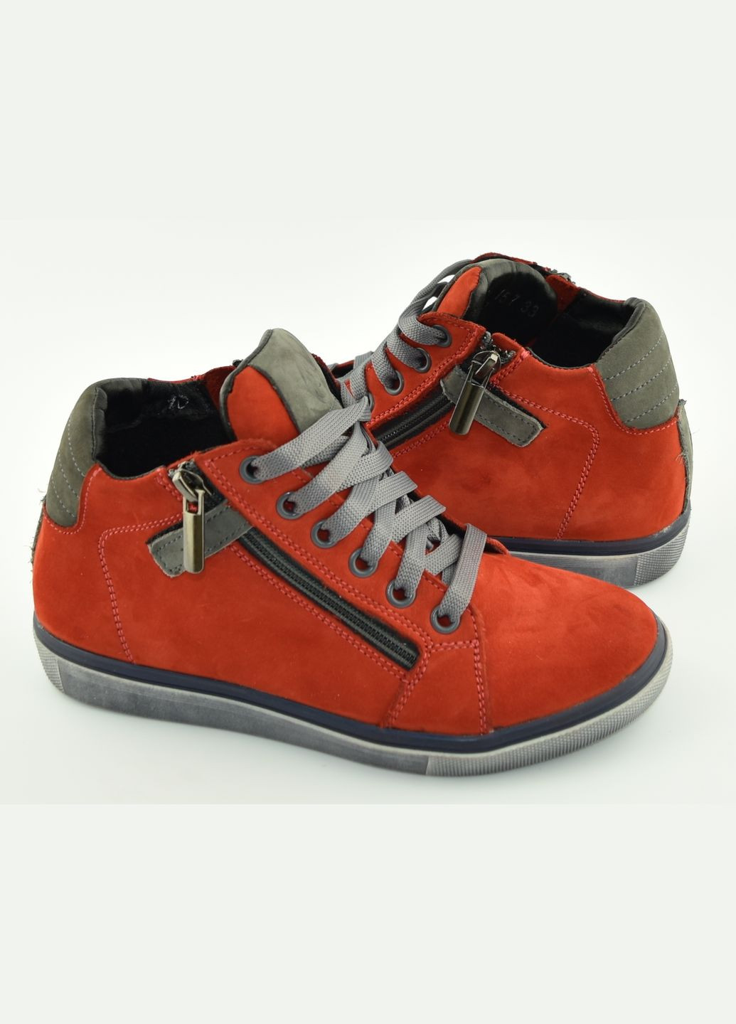 Напівчеревики підліткові спорт 87020/15/7ут, 21,5, Червоний Bistfor (325221523)