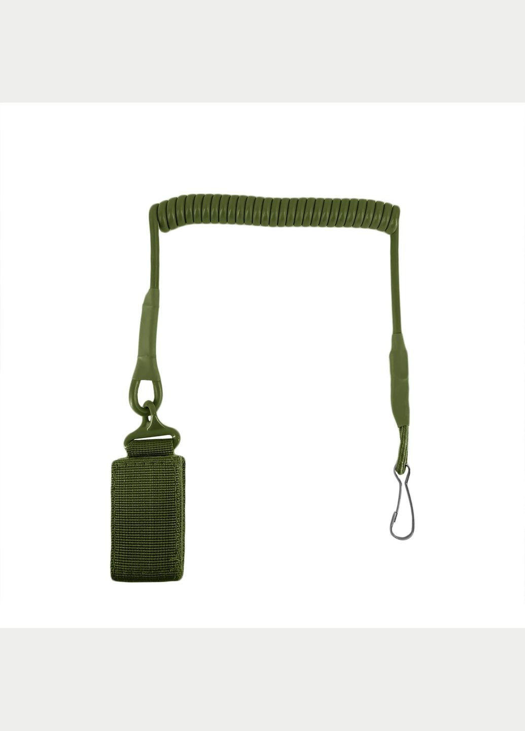 Страховочный шнур для пистолета Липучка-Карабин, Olive Vik-Tailor (315880356)