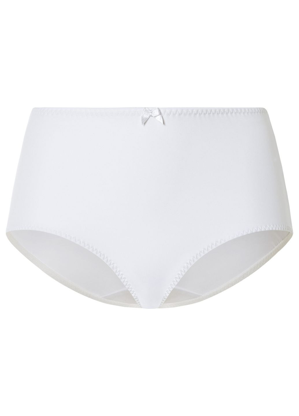 Трусики коригувальні високі з ефектом утяжки для жінки LYCRA® 450733 білий Esmara С эластичным поясом (322220788)