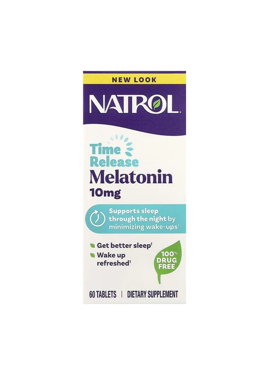 Time Release Melatonin 10mg - 60 tab Natrol (392264270)
